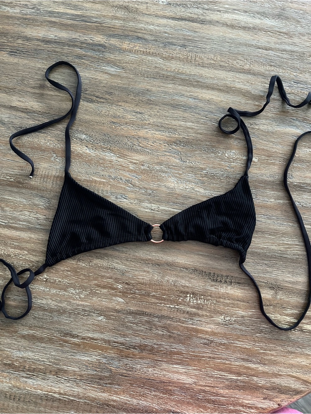 Frankie’s Black Bikini Top - XS